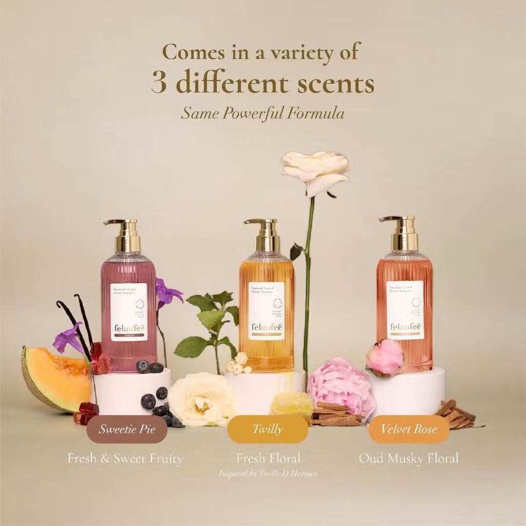 Jual FELAUFEE - Sweetie Pie | Twilly | Velvet Rose Shampoo | Shopee ...