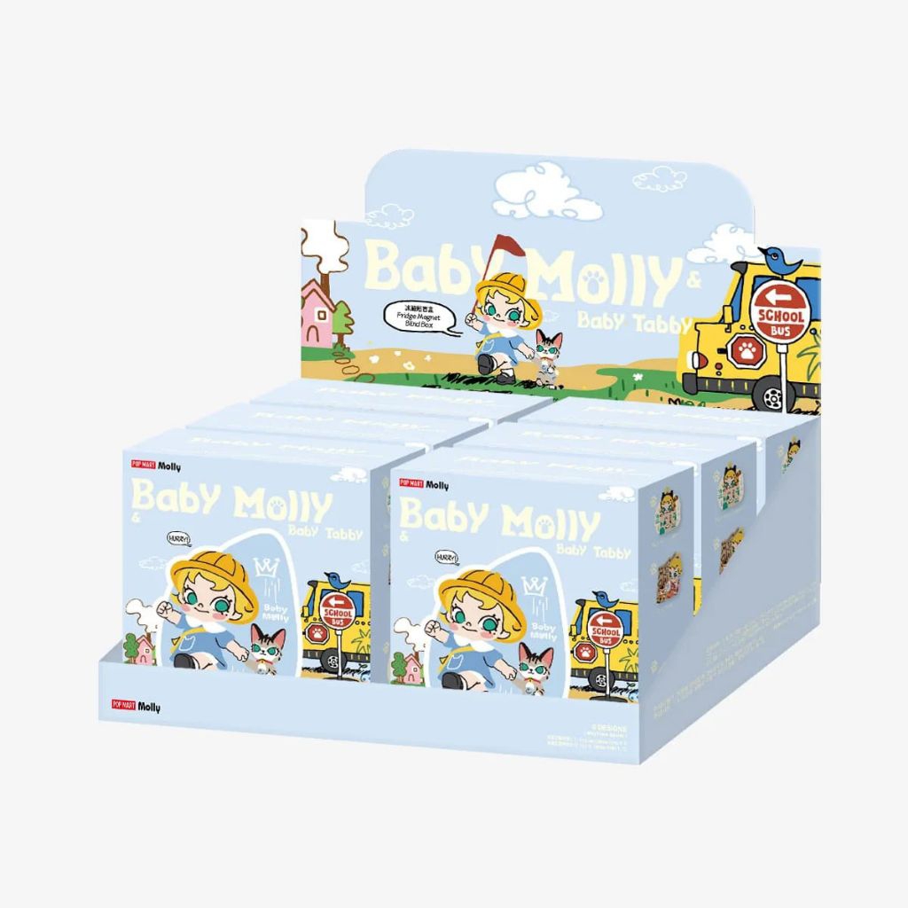Jual Baby Molly & Baby Tabby Series Fridge Magnet Blind Box 1 Set