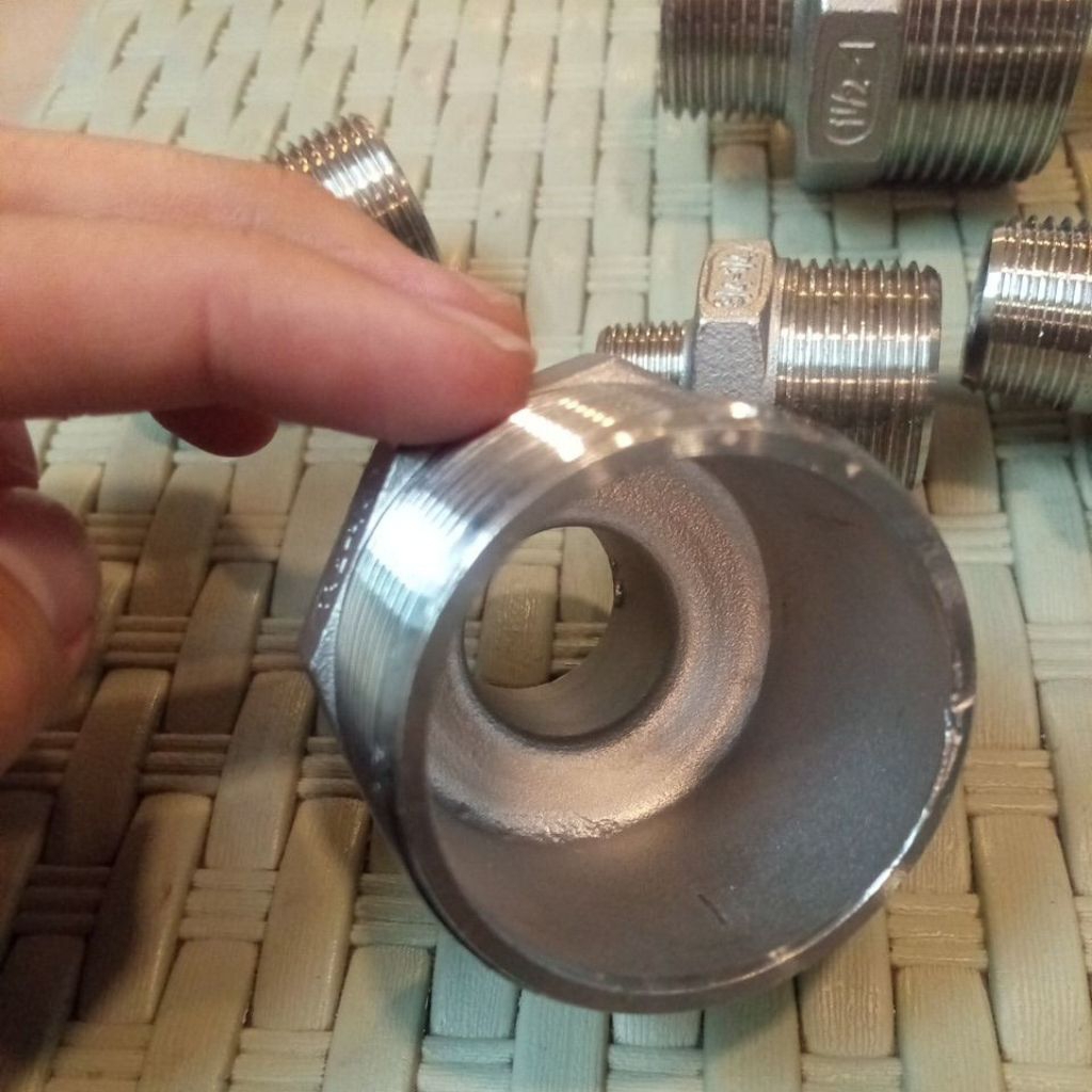 Jual Double Nepel Reducer Stainless SS304 Vlok Dobel Nipple Doubel ...