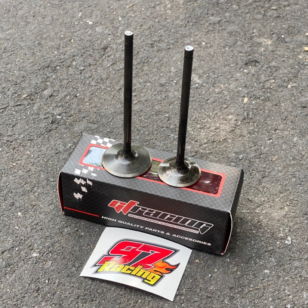 Jual Klep GF Racing Thailand ukuran lengkap Batang 5MM Klep Thailand ...