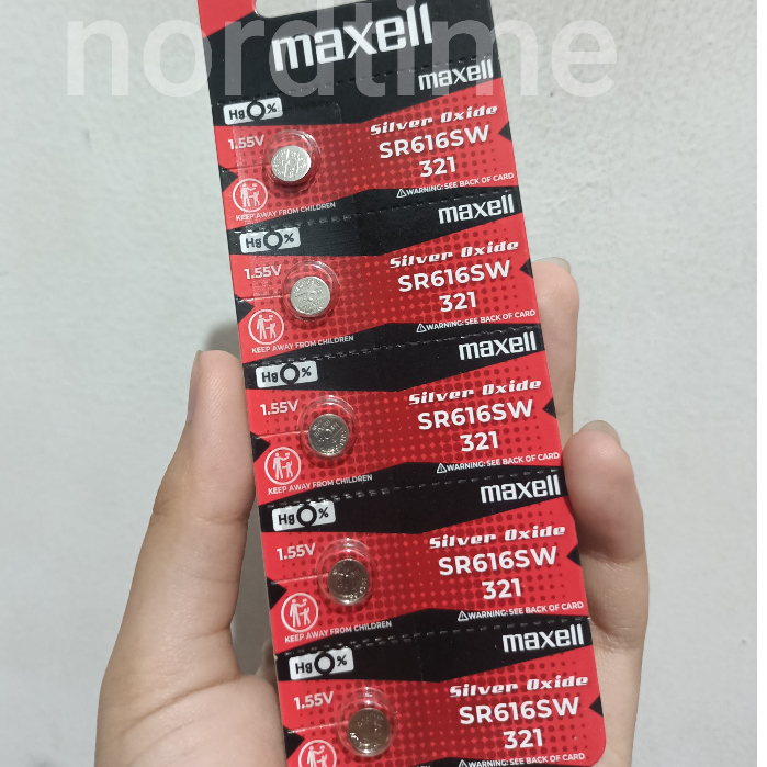 Jual Maxell SR616SW / 321 / SR 616 SW Original Baterai Maxell Kancing ...