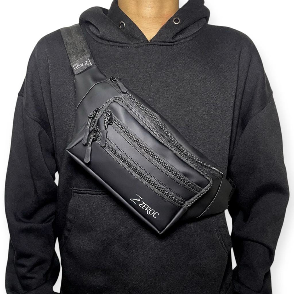 Zeroc - Waistbag Slingbag Even Tas Selempang Pinggang Ringan Waterproof Stylish Pria Wanita Cowok