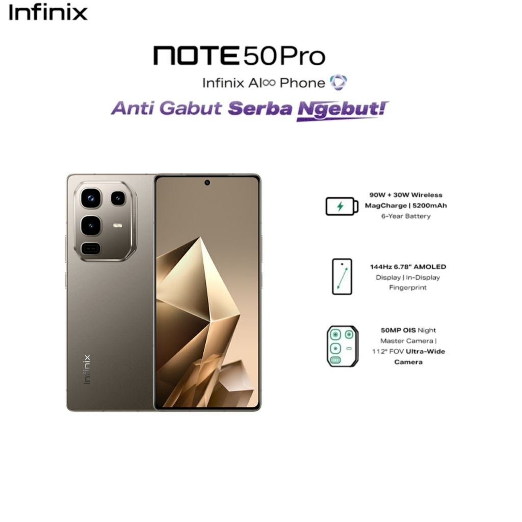 Jual INFINIX NOTE 50 PRO RAM 8/256 GB | NOTE 50PRO 8/256 GB | NOTE ...