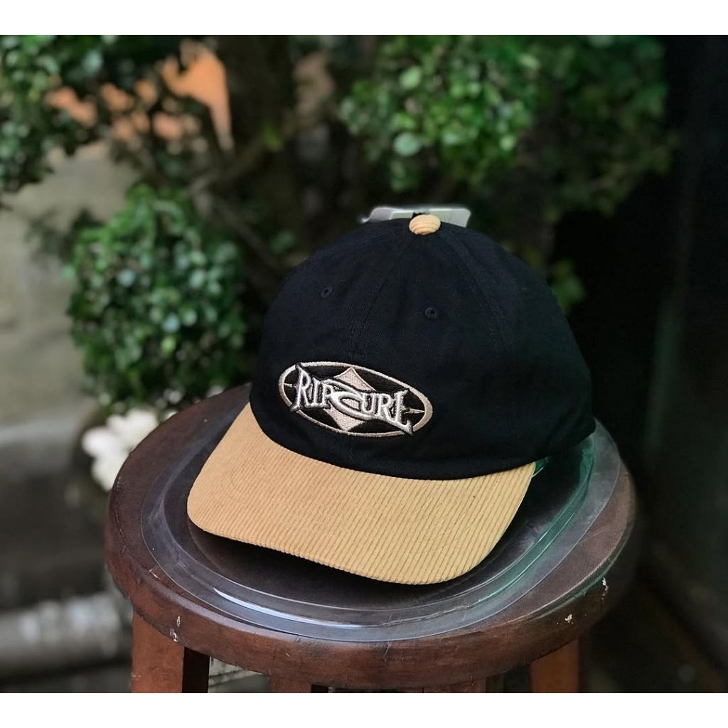 Jual Rip Curl Heritage Oval Cap Black Tan BNWT ORIGINAL BARANG RESMI ...