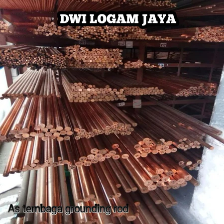 Berkualitas !, Grounding Rod as Tembaga 3 inch x 4 Meter