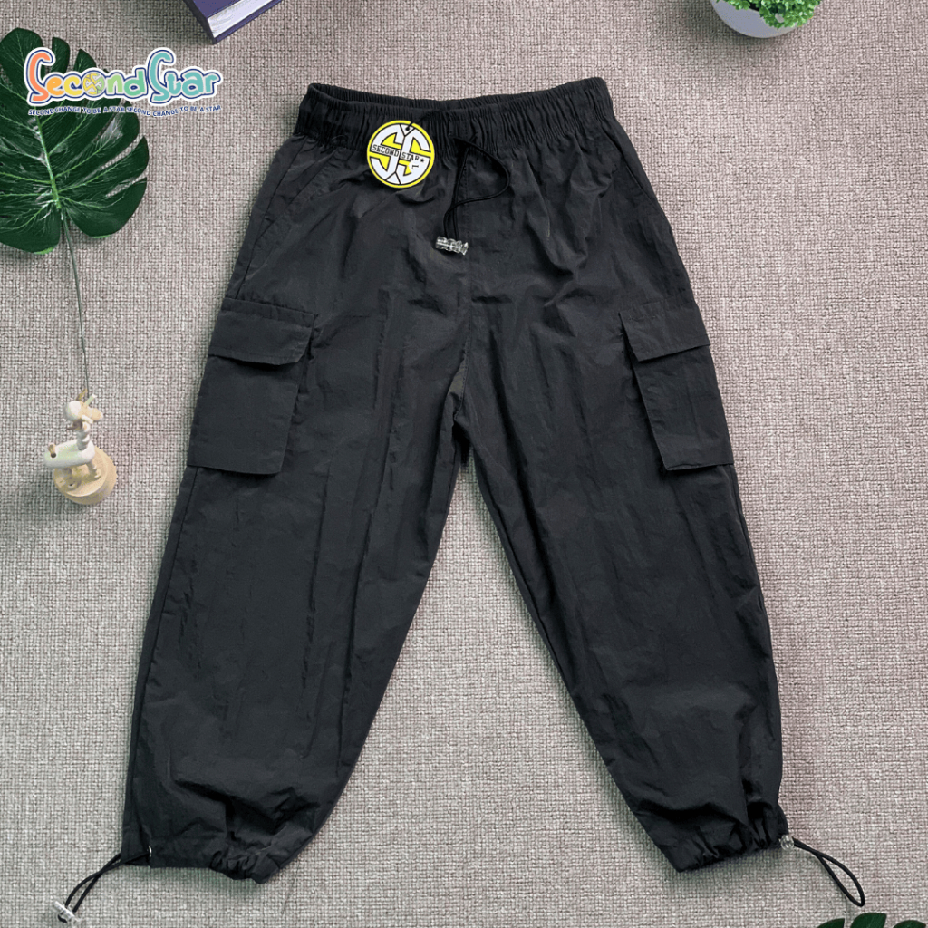 Celana Cargo Panjang Anak Dusky Crinkle - SSC18