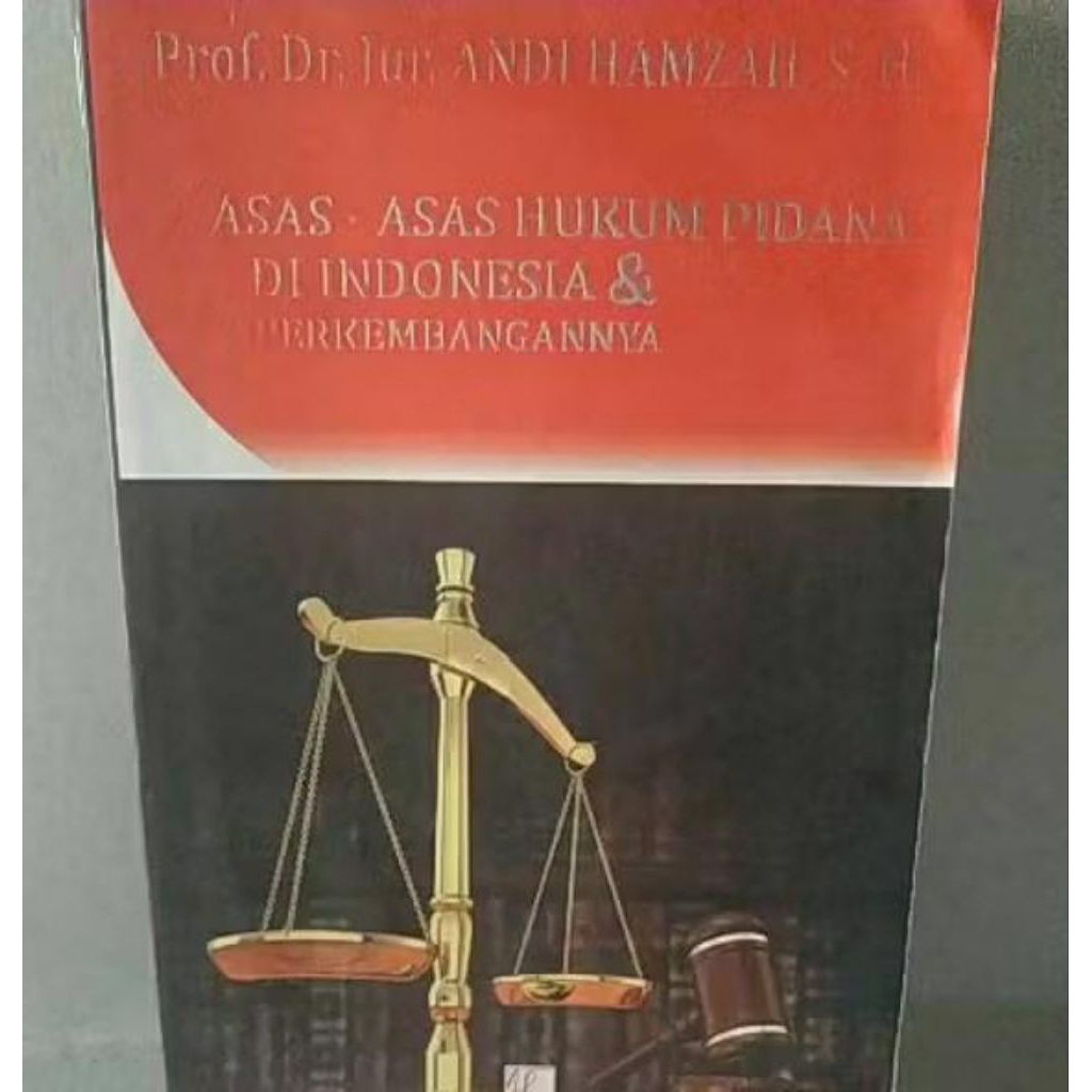 Jual Asas Asas Hukum Pidana di Indonesia dan Perkembangannya..Andi ...