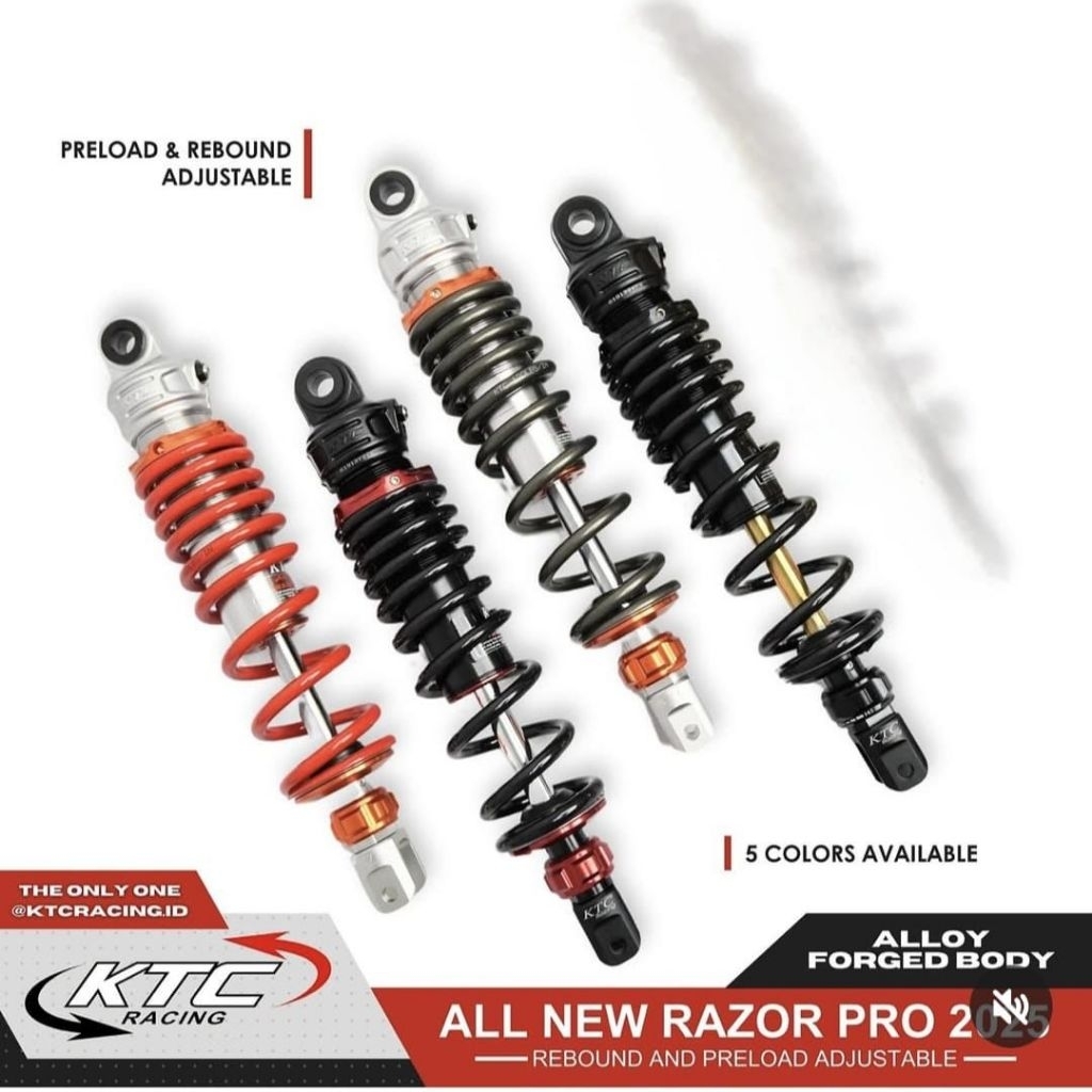 Jual KTC RACING-shockbreaker ktc razor pro klik rebound fungsi matic ...