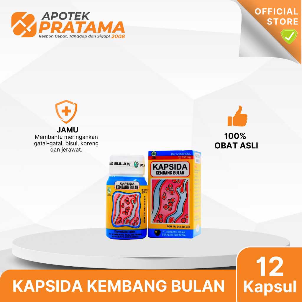 Jual BERSIH DARAH KAPSIDA / KAPSIDA KAPSUL 12'S | Shopee Indonesia