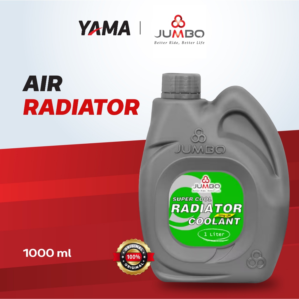 Jual AIR RADIATOR COOLANT JUMBO 1 LITER | Shopee Indonesia