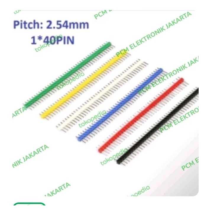Jual RF5867 tulang ikan header warna warni 1x40 1*40 40 pin 40pin by ...