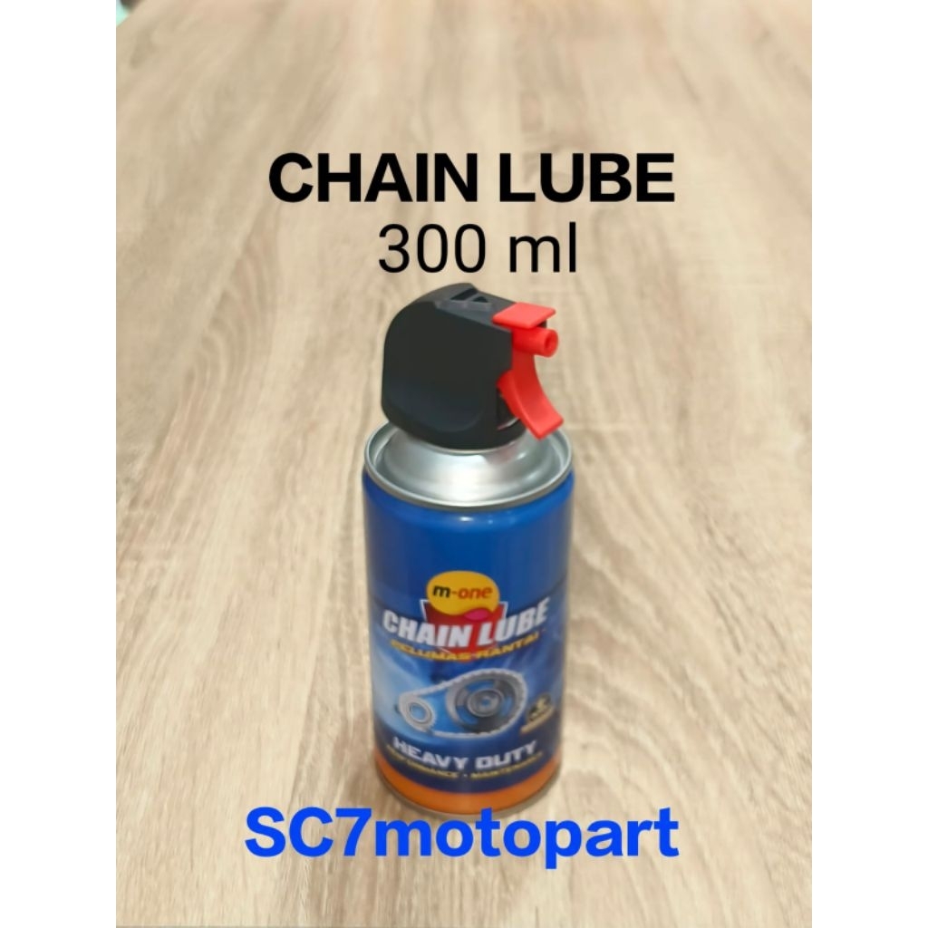 Jual CHAIN LUBE MINYAK PEMULAS RANTAI ISI 300ML M-ONE | Shopee Indonesia