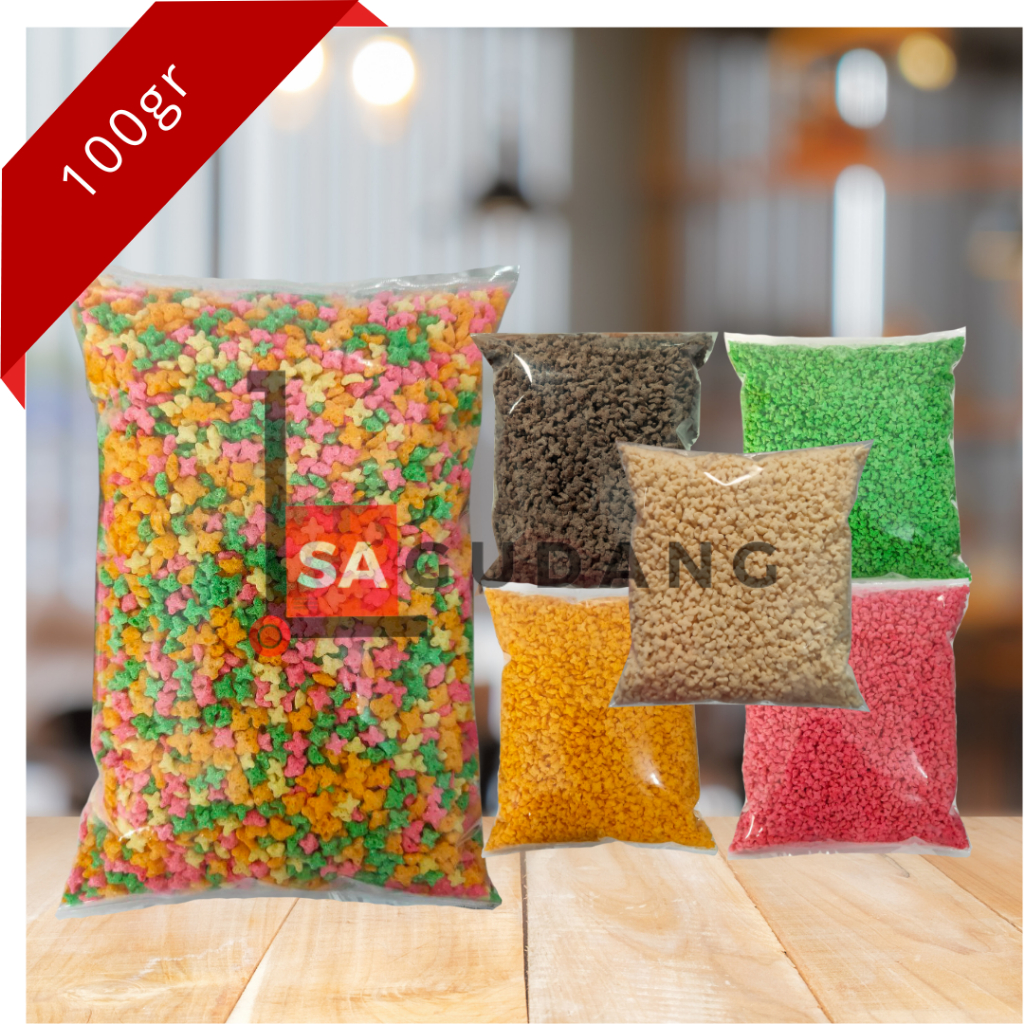 Jual Rice Crispy Star Sereal Cereal Crunchy Repack 100gr | Shopee Indonesia
