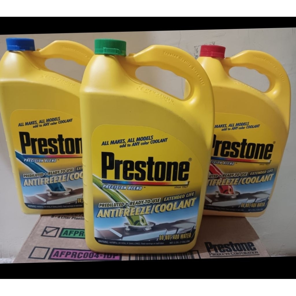 Jual Coolant Radiator Prestone/Radiator RTU 33% Konsentrate 3,78L merah ...