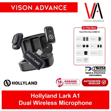 Hollyland Lark A1 Wireless Microphone Smartphone Android IPhone IPad Action Camera Laptop