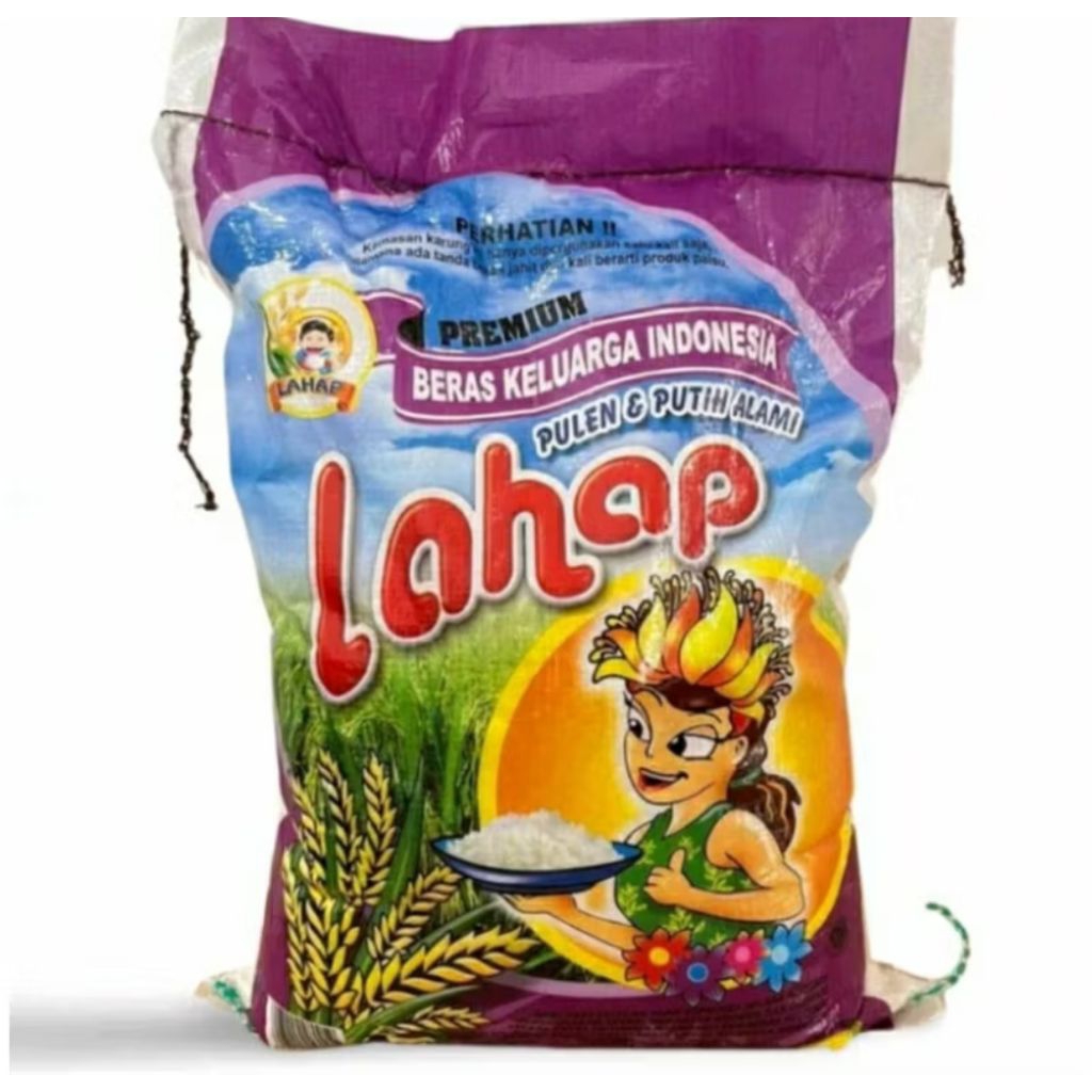 Jual BERAS PREMIUM LAHAP 5kg / BERAS LAHAP PENARI / BERAS MURAH MALANG