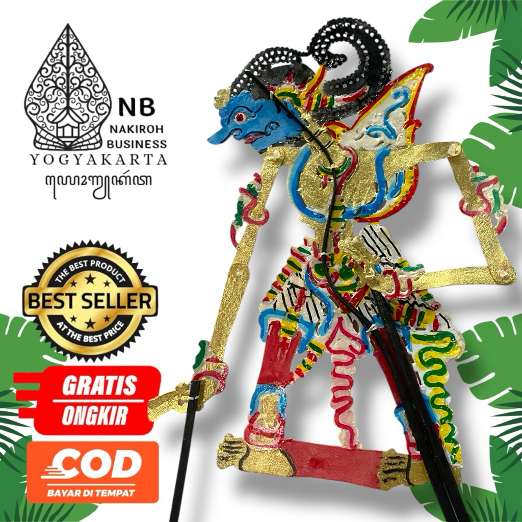 Jual NAKIROHBUSINESS WAYANG kulit ONTOREJO ANTAREJA -+45CM BAHAN KULIT ...