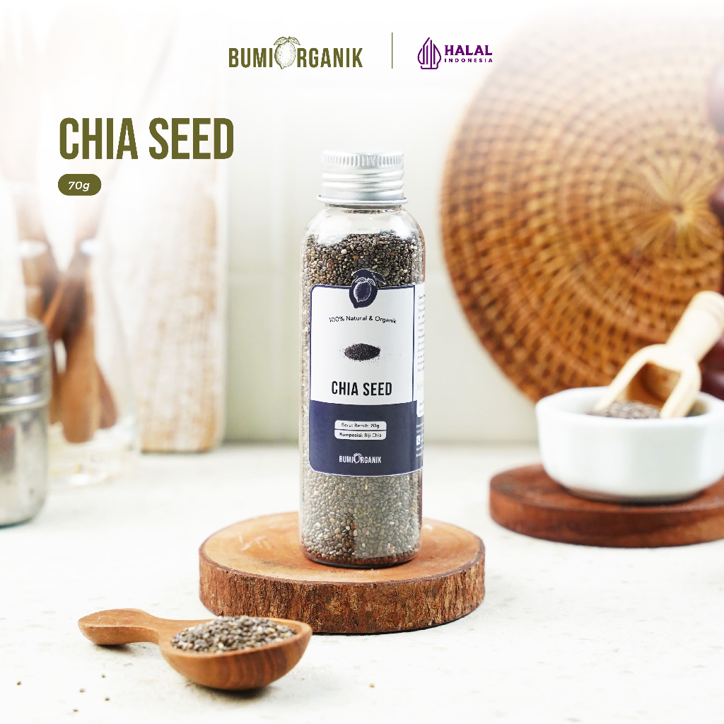 Jual CHIA SEEDS 70G BUMI ORGANIK / CHIA SEEDS ORGANIC / CHIA SEEDS ...
