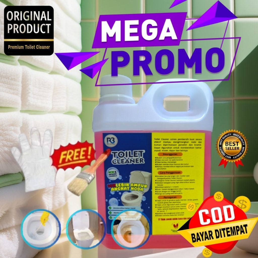 Jual (COD) Toilet Cleaner Super EXTRA | Pembersih Kerak Kamar Mandi ...