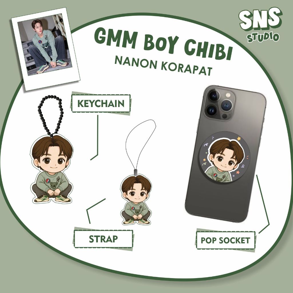 Jual MARCHANDISE GMM BOY CHIBI - NANON KORAPAT | Shopee Indonesia