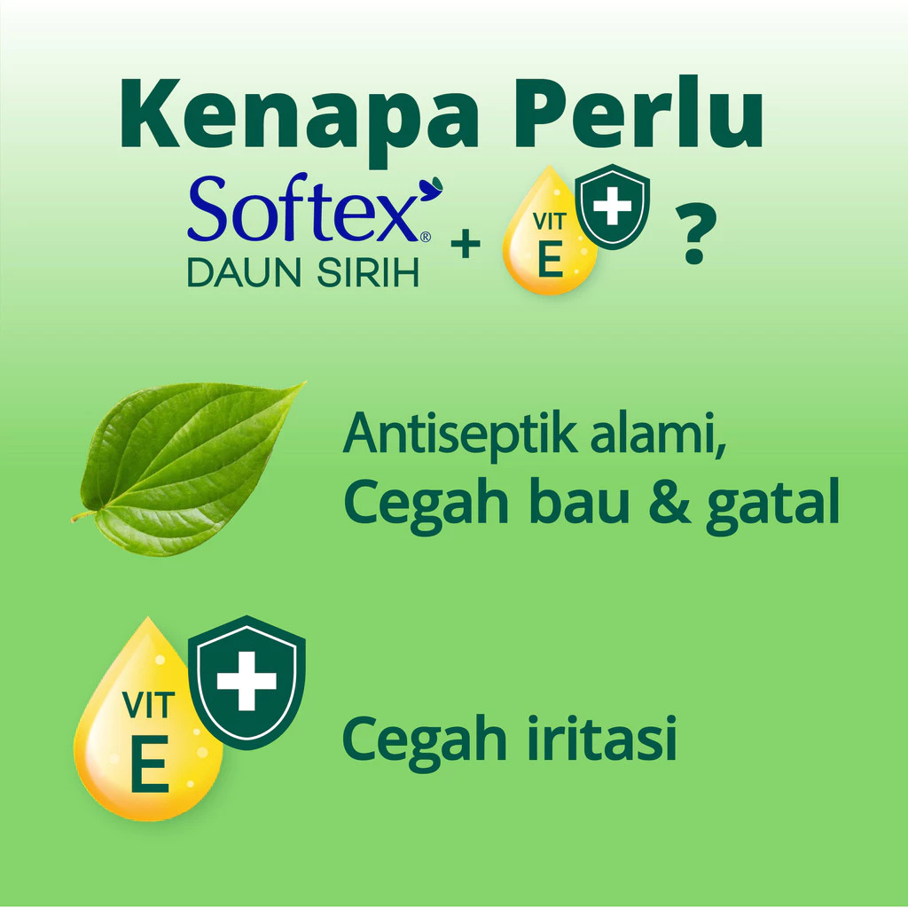 Jual Softex Daun Sirih dan Pantyliner Daun Sirih + Vitamin E - Pembalut ...