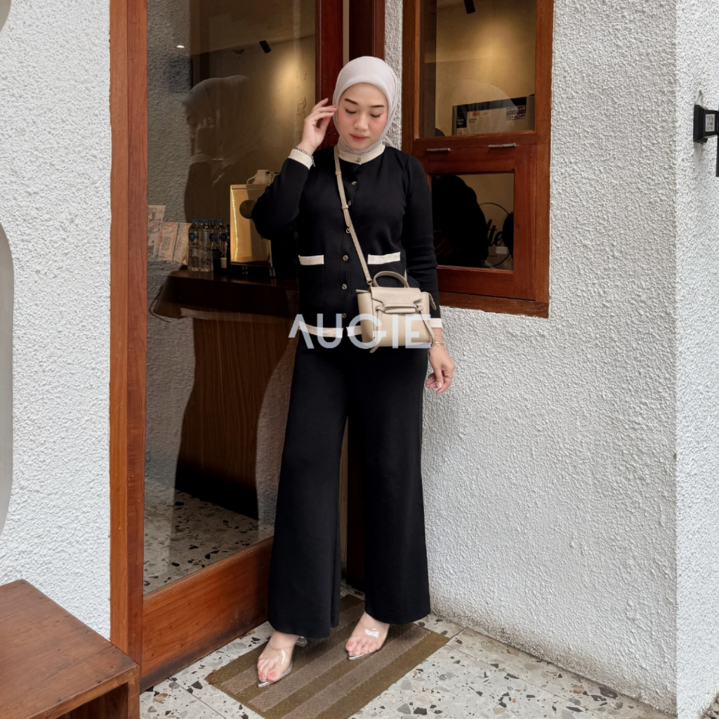 Jual Augie - Lara One Set Knit | Shopee Indonesia
