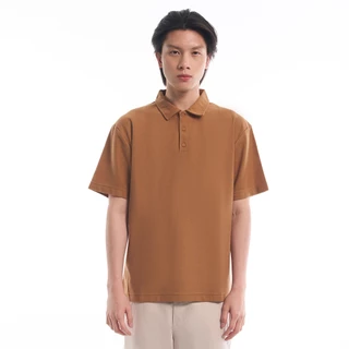 M231 Shift Polo Shirt Pria Pendek Coklat 1111D