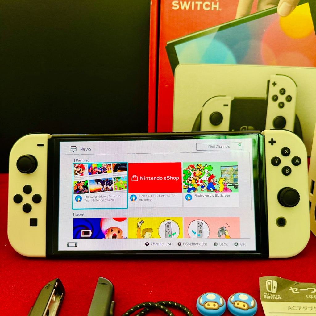 Jual Nintendo Switch Oled Second Original Warna Putih murah ori asli ...