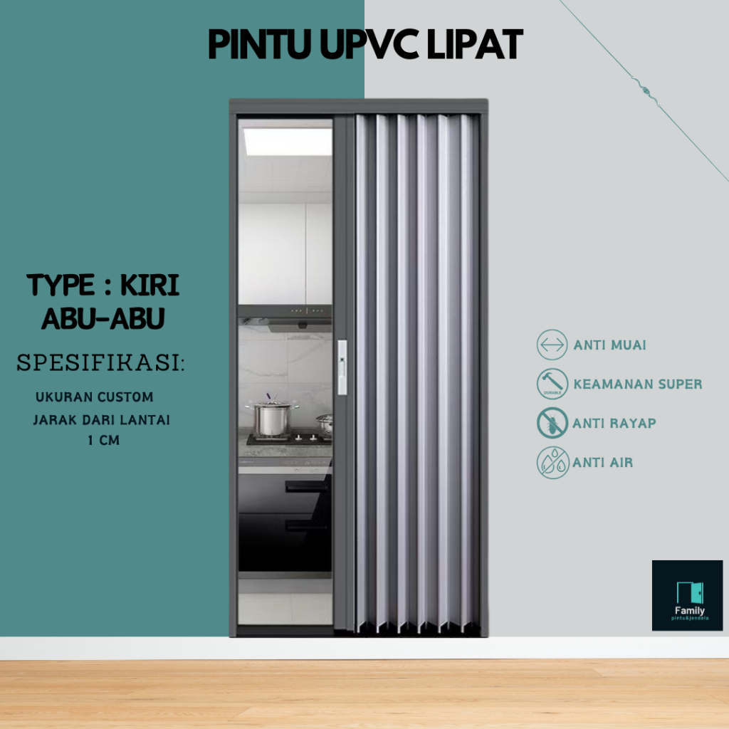 Jual Pintu Lipat Partisi Ruangan Pintu Kamar Mandi, Pintu Geser, Pintu ...