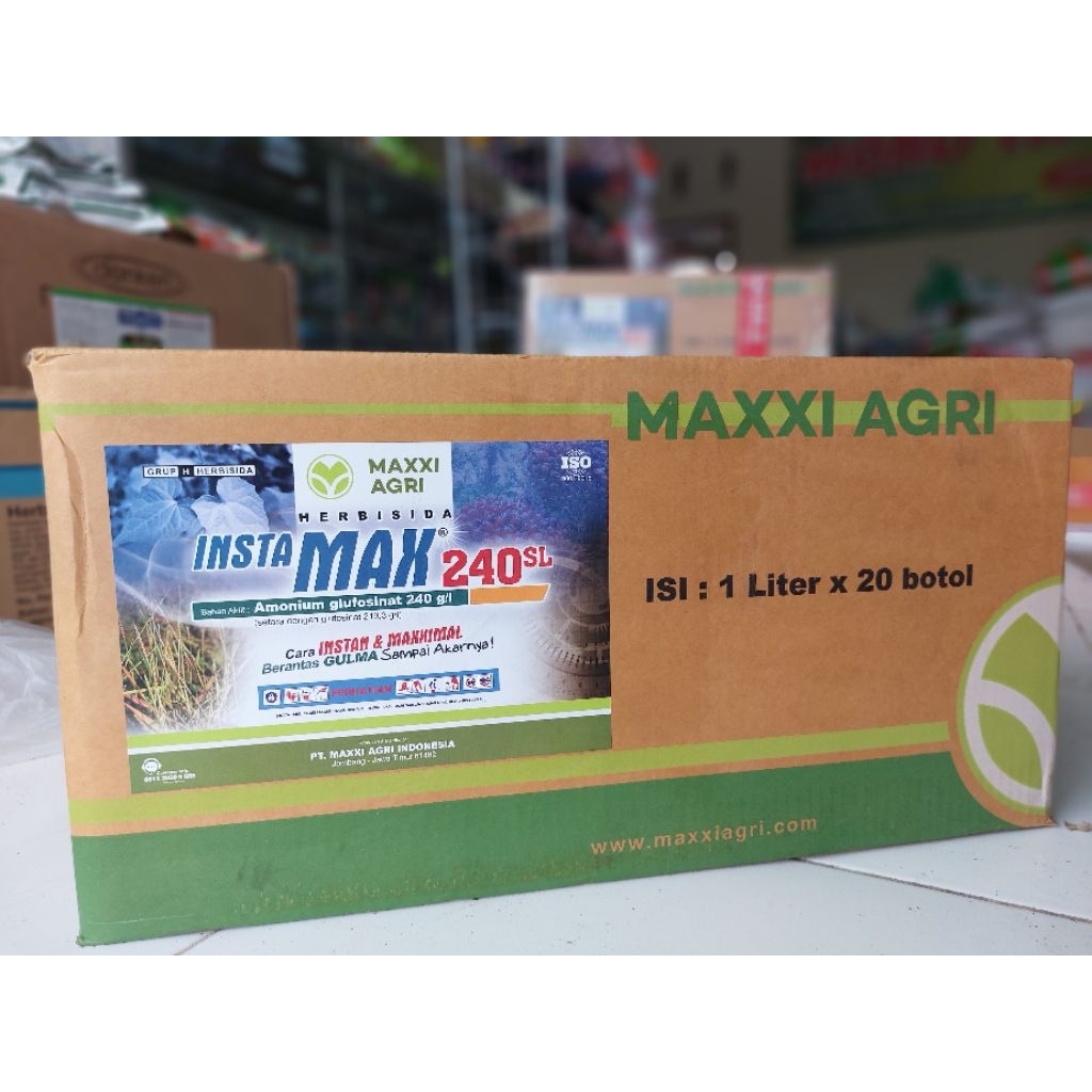 Jual INSTAMAX 240 SL 1 BOX (20 PCS) Herbisida Kontak Sistemik Teki ...