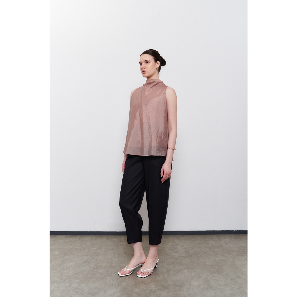 Jual PAFON Sol Sheer Top - Taupe | Shopee Indonesia