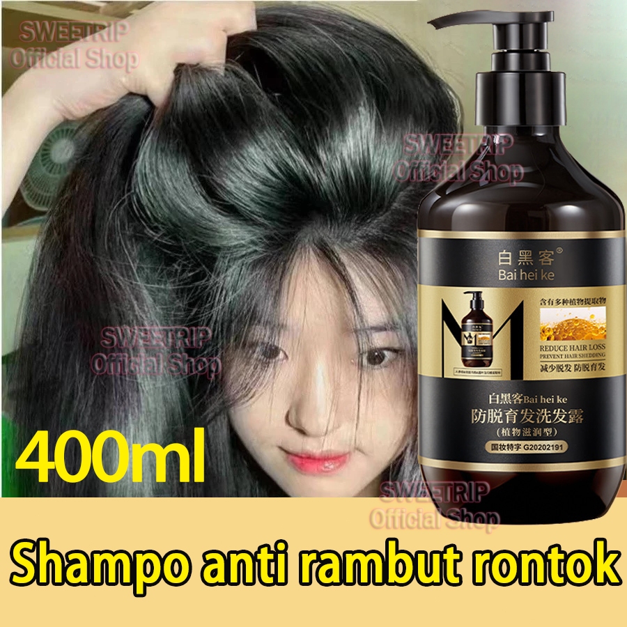 Jual Shampoo Anti Rambut Rontok Botak 400ml Ginseng Shampoo Penumbuh ...