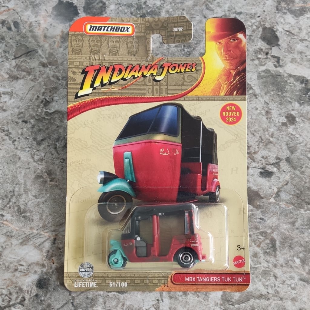 Matchbox Indiana Jones Tangiers Tuk Tuk, 2024 – Die-Cast Modellauto Im Maßstab 1:64