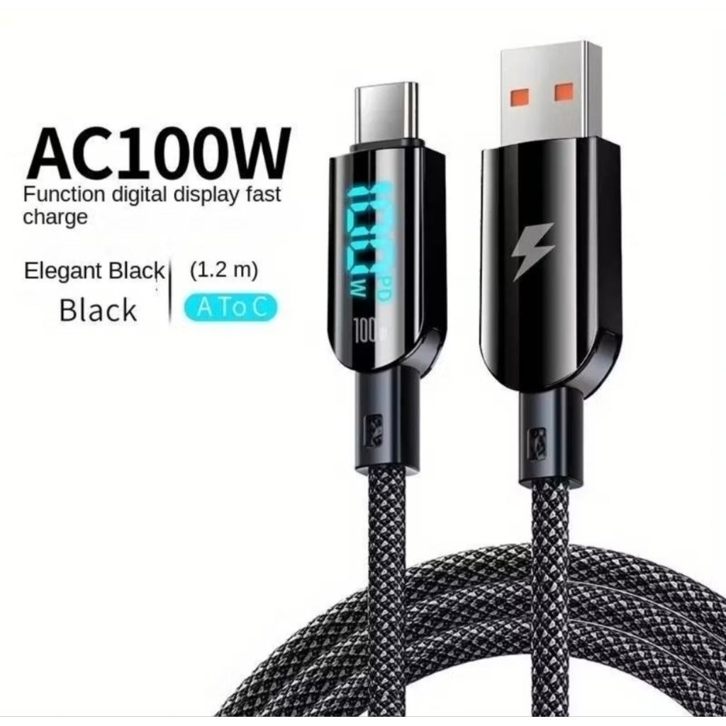 Jual Kabel Data 30/60/100W Super Fast Charging USB To Type C / Type C ...