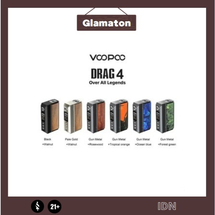 Jual MOD DRAG 4 BY VOOPOO DEVICE MOD ONLY DRAG 4 AUTHENTIC | Shopee ...