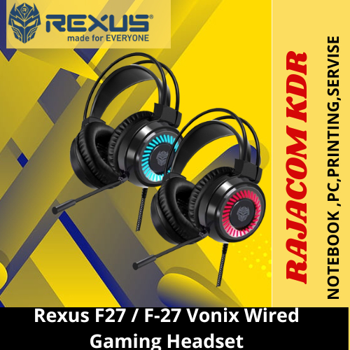 Jual Rexus F27 / F-27 Vonix Wired Gaming Headset | Shopee Indonesia