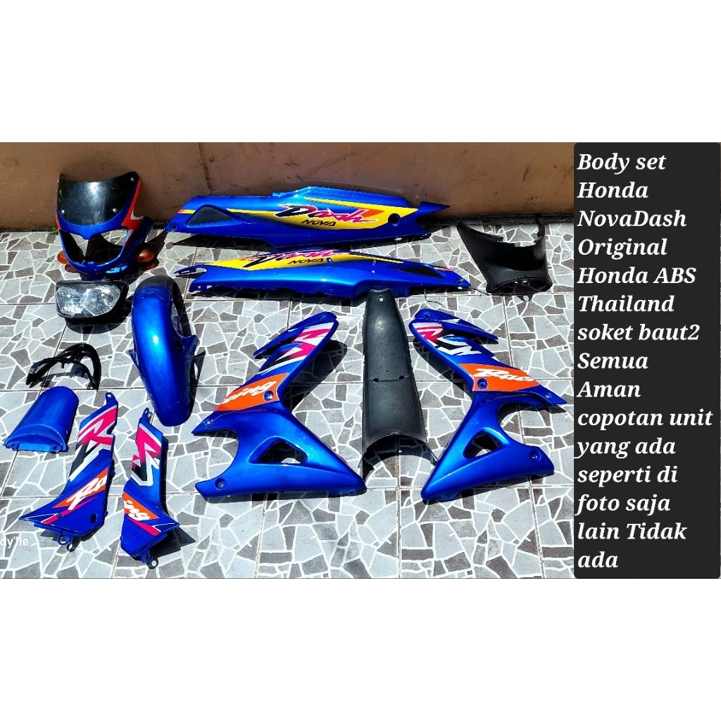 Jual Hanya body set copotan honda novadash original abs thailand ...