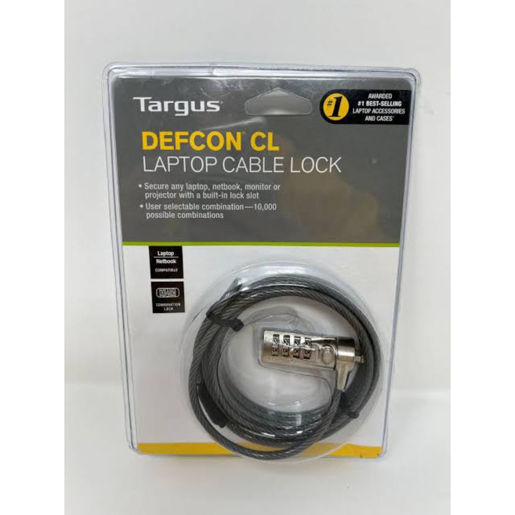 Jual Targus Defcon Laptop Cable Lock | Shopee Indonesia