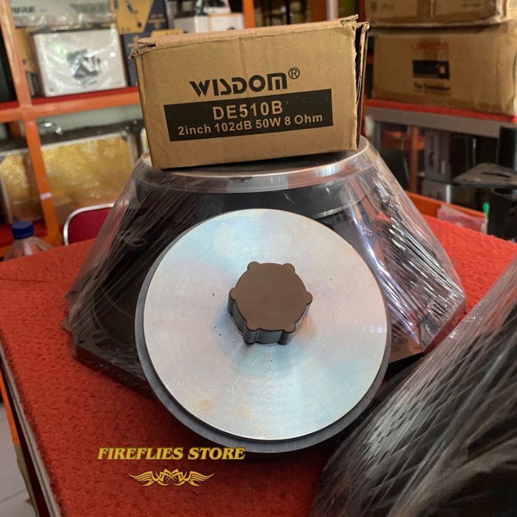 Jual Tweeter Wisdom DE510B Model Drat Spul 2 Inch Ukuran D5 Driver ...