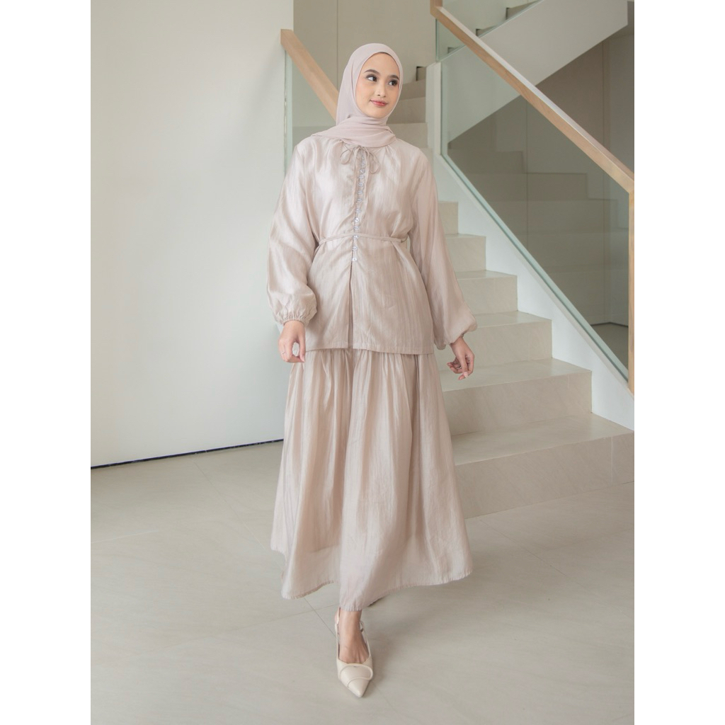 Jual Fwdaily - Noa Outer (Outer Wanita- Maxi Skirt - Outer Basic Wanita ...