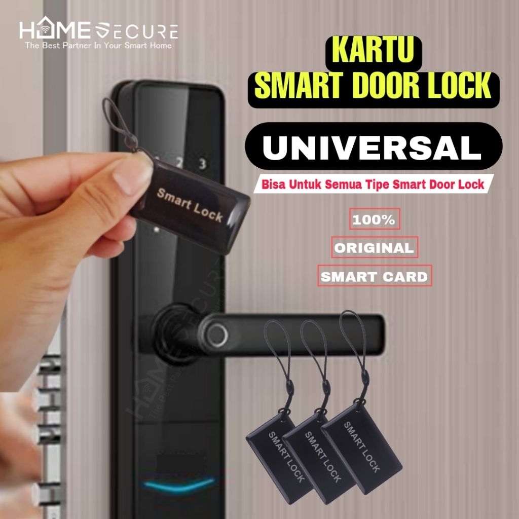 Jual 3 Pcs Kartu Smart Door Lock Universal Untuk Semua Tipe dan Merk ...