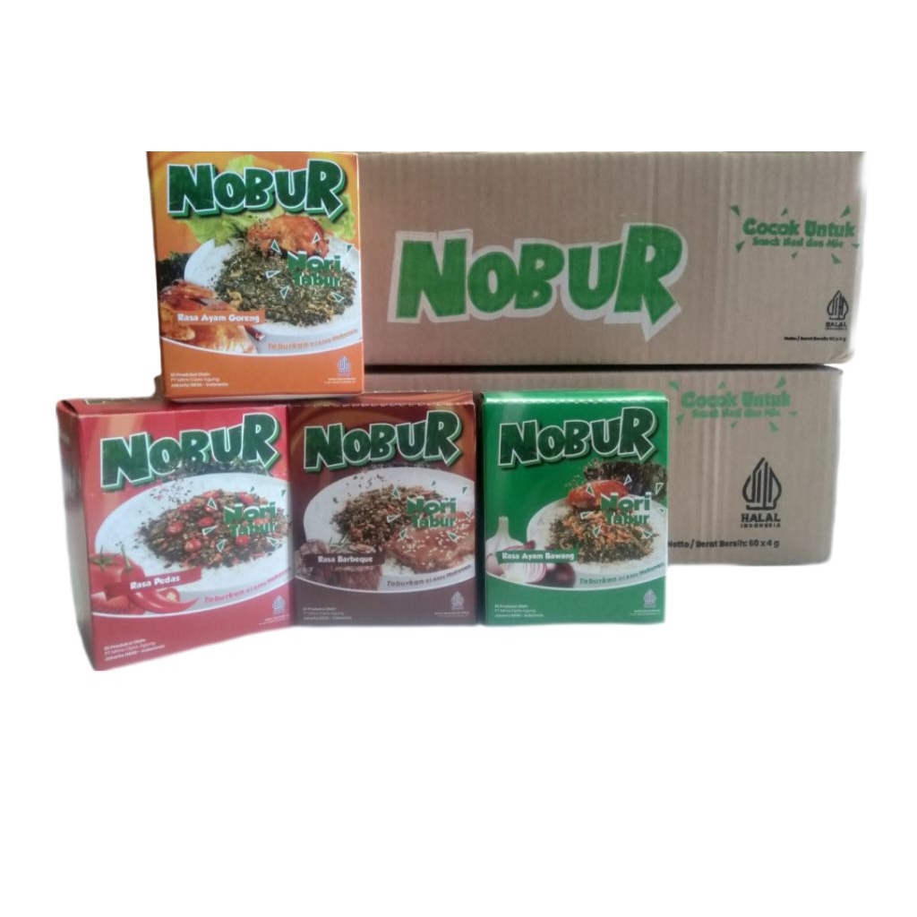 Jual Rumput Laut NOBUR (Nori Tabur) 4g | Shopee Indonesia