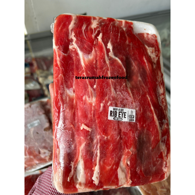 Jual BEEF SLICE - RIB EYE/DAGING SAPI SLICE SEPUTAR IGA 500GR | Shopee ...