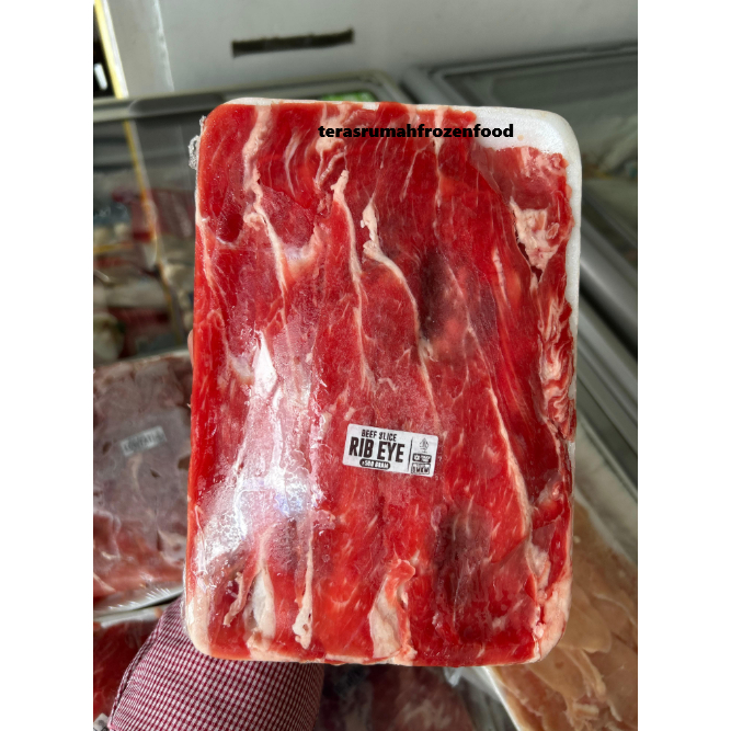 Jual BEEF SLICE - RIB EYE/DAGING SAPI SLICE SEPUTAR IGA 500GR | Shopee ...