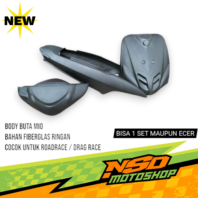 Jual Bisa Satuan Set Body buta Mio Sporty Bahan Ringan Cocok Untuk Road ...