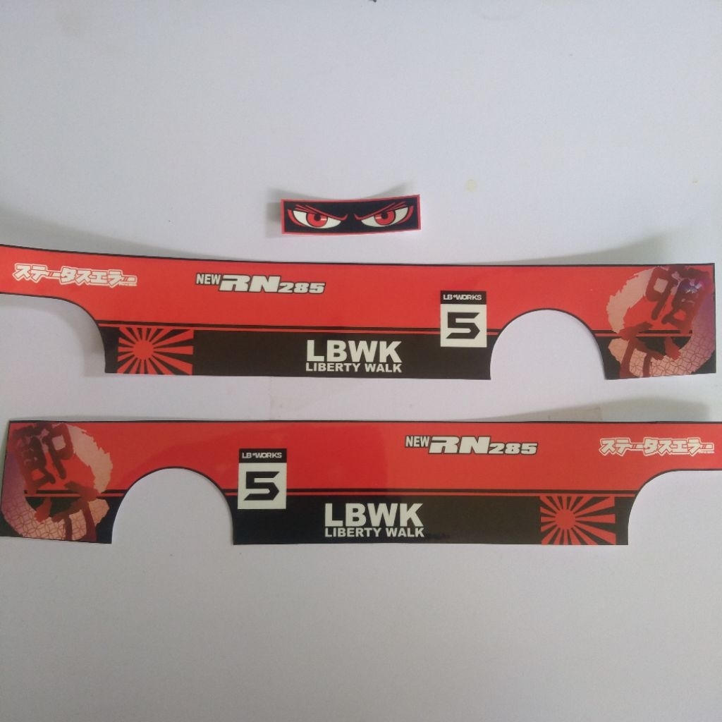 Jual Stiker livery miniatur bus LBWK MERAH | Shopee Indonesia