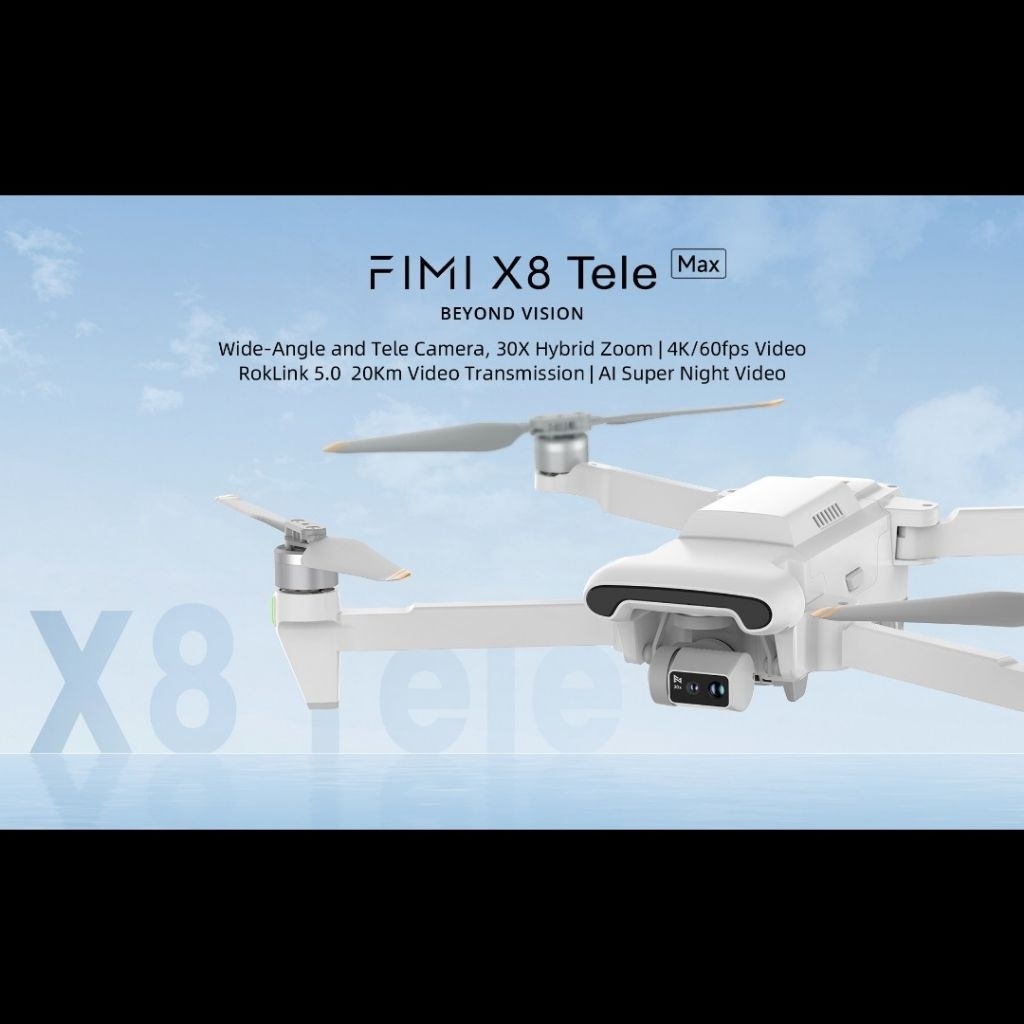 Jual FIMI X8 Tele MAX Combo 4K HDR Drone 48MP 30x Zoom Hybrid 20KM ...