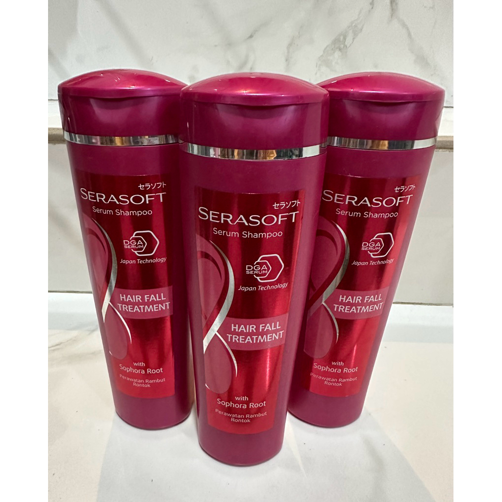 Jual Serasoft shampoo hair fall treatment 340ml | Shopee Indonesia