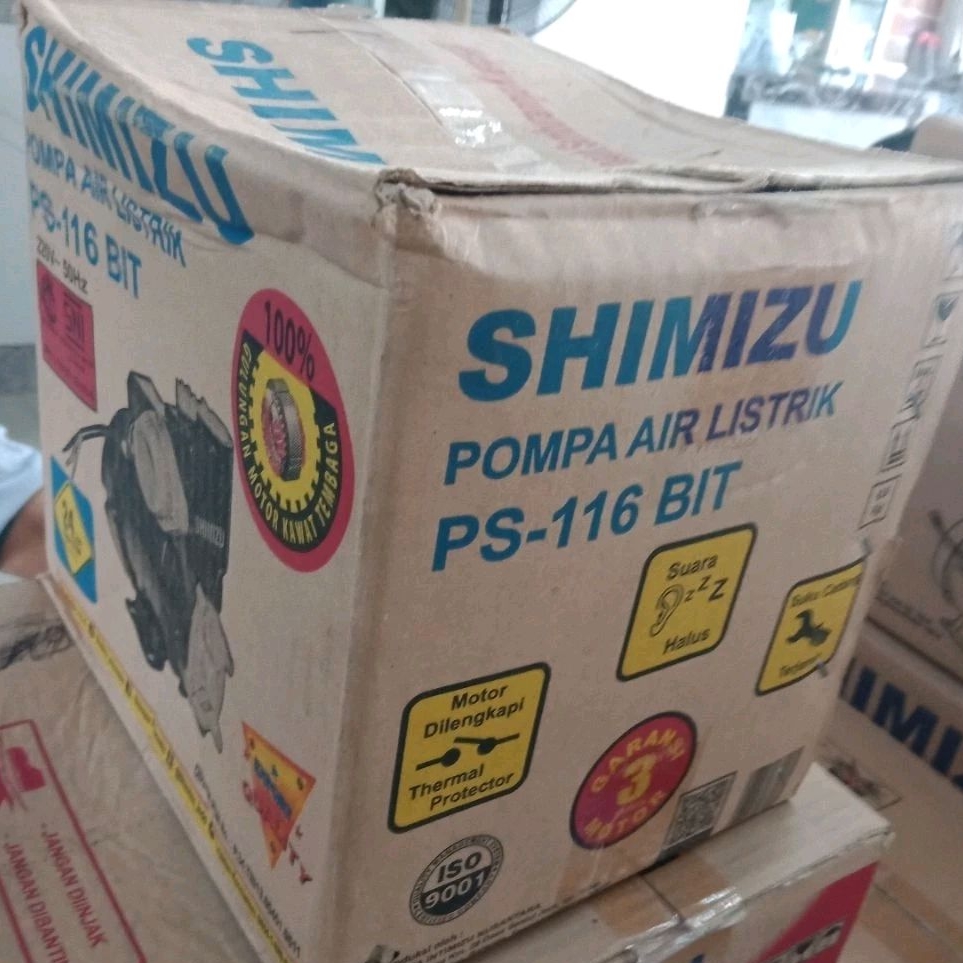 Jual Pompa air Shimizu PS-116 BIT pompa air listrik non otomatis ...