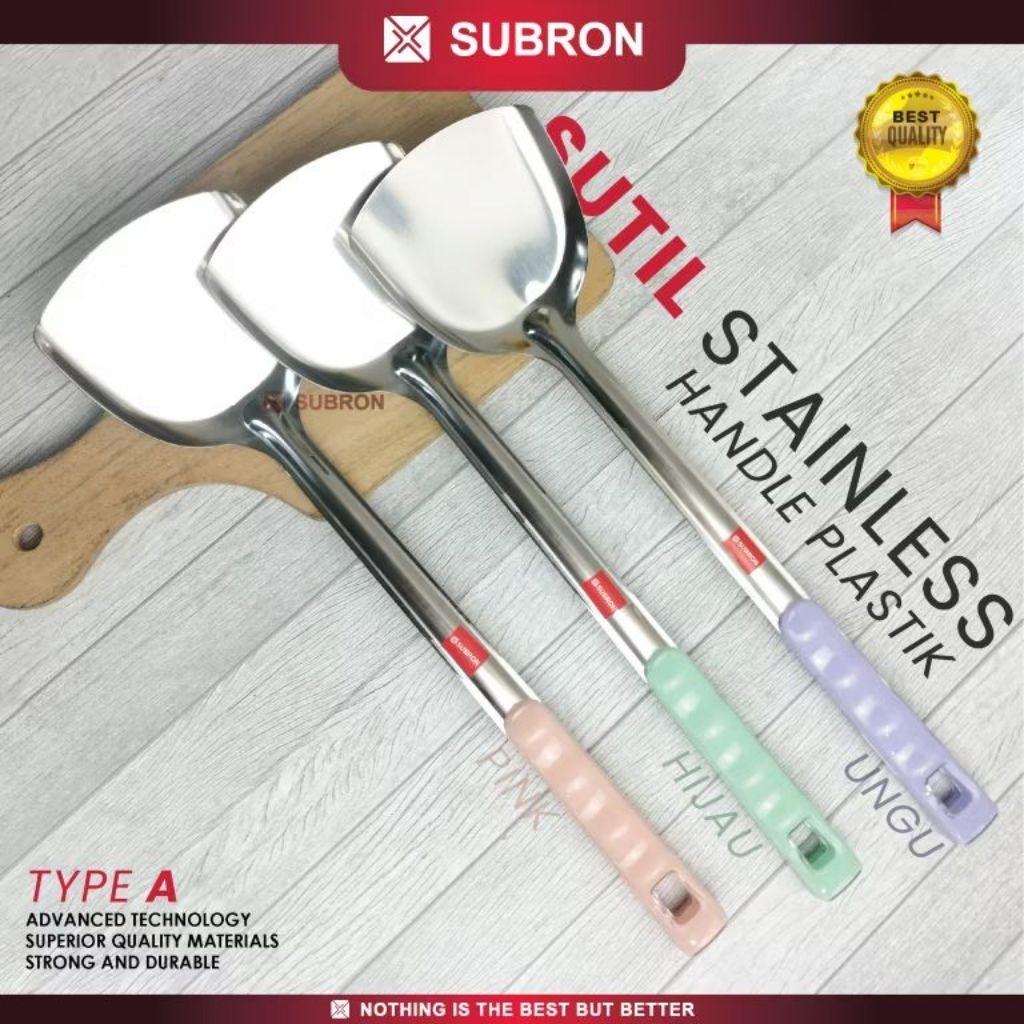 Jual SUBRON-Sutil- Sodet -Stainless-Pegangan-Plastik-Warna | Shopee ...